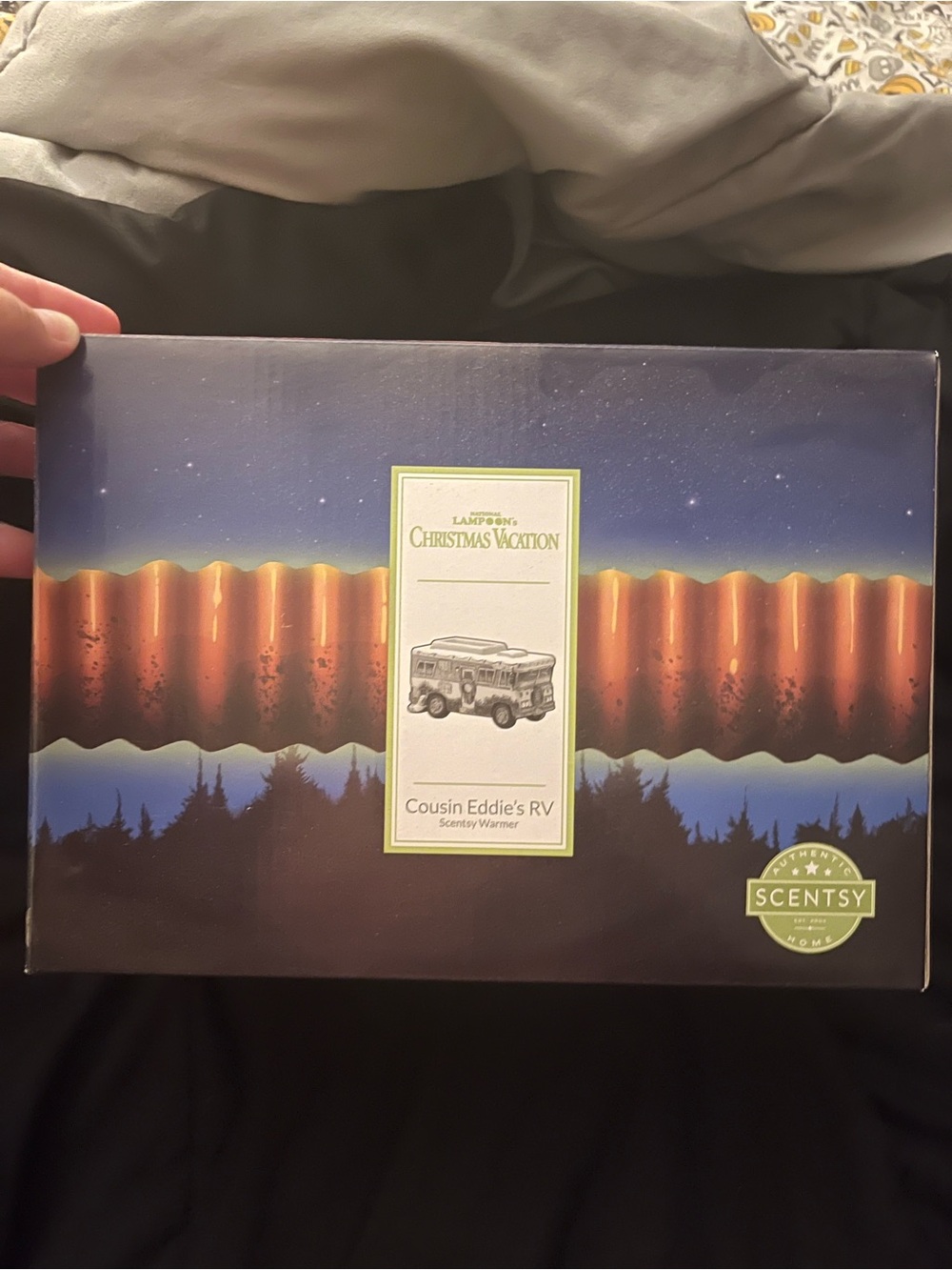 Scentsy Cousin Eddie's RV Scented Warmer - Brown & Blue